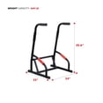 thumbnail image 2 of Sunny Health & Fitness Multifunction Dip Station Strength Bar - SF-XF921050, 2 of 9