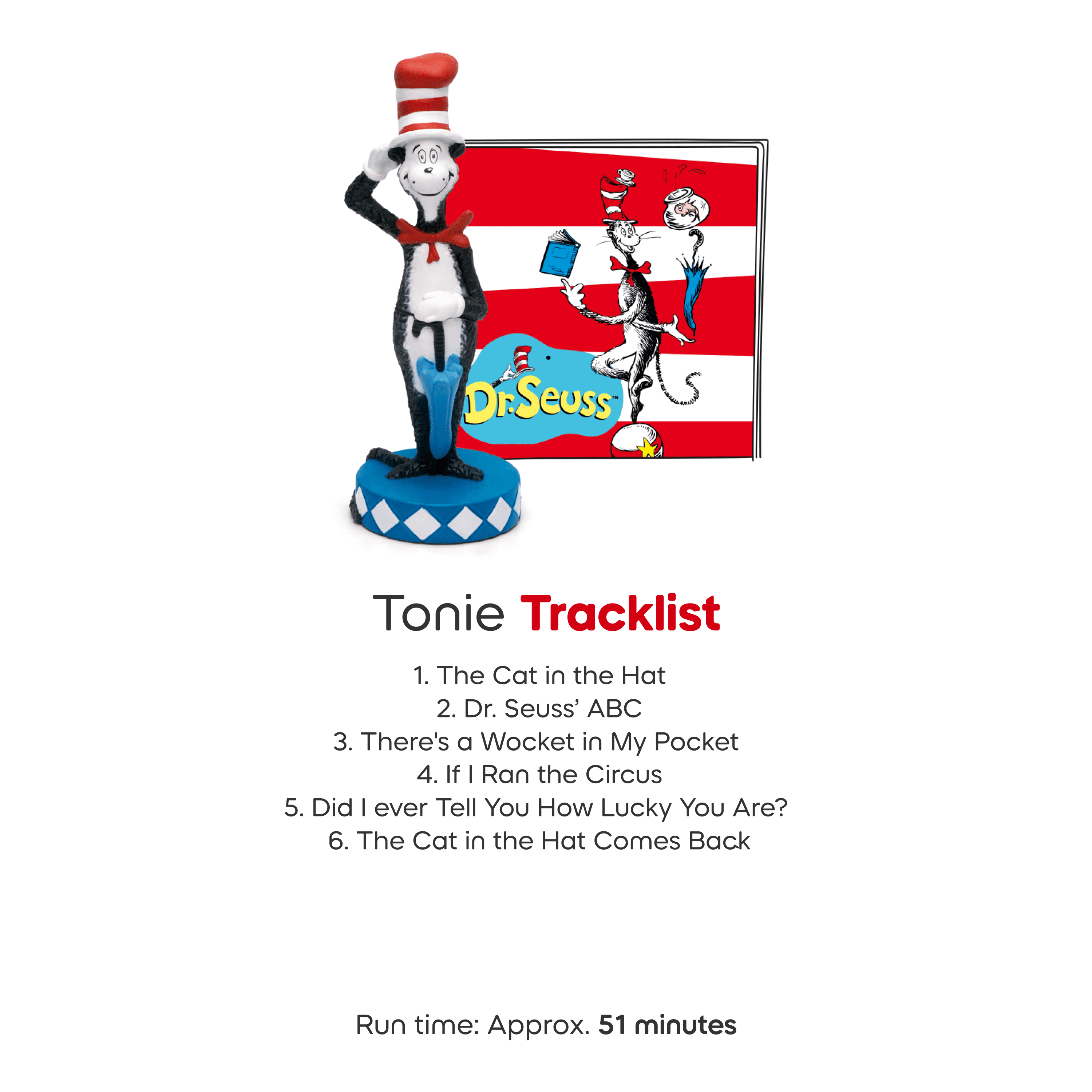 Tonies Audio Character - Cat in the Hat (ENGLISH ONLY)