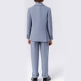 thumbnail image 4 of RXIRUCGD Manteau Sans Manches pour Enfants, Ensemble 5 Pcs, Col Rond, Bleu, Taille: 120, 4 of 6