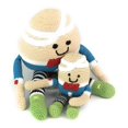 thumbnail image 4 of Pebble / Fait Main Humpty Dumpty / Crochet / Commerce Équitable / Jeu Imaginatif / Hochet / Lavable en Machine, 4 of 10