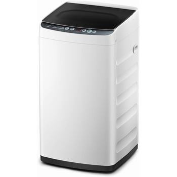 Midea Machine à Laver Portable, 0,9 Pi3 avec 6 Cycles, Couvercle Transparent, Blanc
