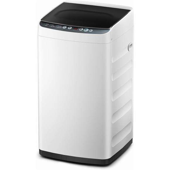Midea Portable Washing Machine, 0.9 cu. ft with 6 Cycles, Transparent Lid, White