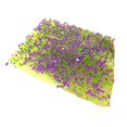thumbnail image 4 of Yinanstore Grass Nest Model Simulation Turf Decoration Handmade Terrain Model Artificial Grass for Layout Railroad Gaming Terrain violet green, 4 of 8