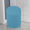 thumbnail image 4 of ziyahi Housses Extensibles Rondes pour Ottoman Repose-Pieds Banc Canapé Tabouret Bleu, 4 of 7