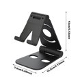thumbnail image 3 of Universal Adjustable Mobile Phone Stand Desktop Phone Tablet PC Stand Bracket Foldable, 3 of 6