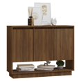 thumbnail image 2 of vidaXL Sideboard Brown Oak 97x31x75 cm Engineered Wood, 2 of 5