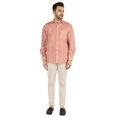 thumbnail image 2 of Bestman Solid Formal Button Down Shirt For Men Long Sleeve With Patch Pocket Business Wear, 2 of 7