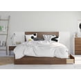 thumbnail image 1 of Nexera Foliage 4 Piece Bedroom Set, Walnut and White, 1 of 5