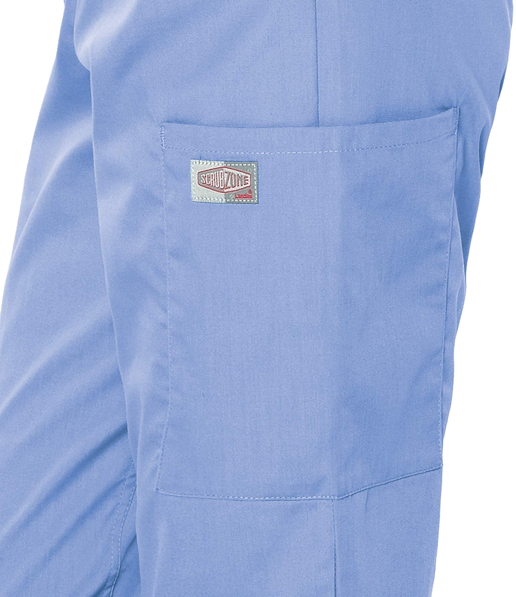 Landau Pantalon de Sarrau à 3 Poches pour Femmes Scrub Zone, Coupe Classique Décontractée, Jambe Droite