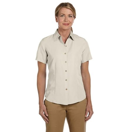 Harriton T-Shirt Texturé de Camp pour Femmes Barbados