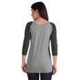thumbnail image 3 of Inkmeso Womens Color Block Raglan Quarter Sleeve TShirt Baseball Tee Casual Sports Jersey Top, 3 of 8