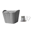 thumbnail image 3 of Lipstore Bike Storage Basket with Lid Detachable Front Frame Bike Basket Cycling Carrying Gray, 3 of 8