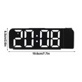 thumbnail image 3 of EGNMCR Projection Digital Alarm Clock For Bedroom Colorful LED Alarm Clock For Bedrooms With 12/24H Snooze Mirror LED Alarm Clock Alarm clock, 3 of 6