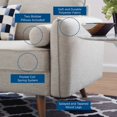 thumbnail image 3 of Modway Revive 2-Piece Fabric Upholstered Sofa and Loveseat Set in Beige, 3 of 9