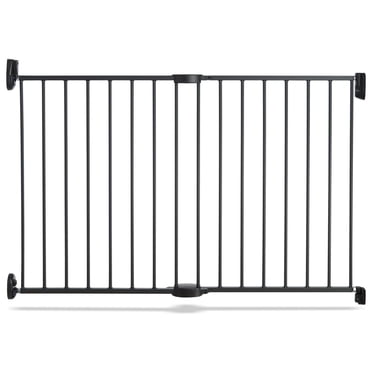 Barrière de sécurité Munchkin qui se ferme par poussée, extensible de 28,5 po à 45 po de largeur, gris foncé