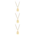 thumbnail image 2 of Transemion Exquisite Eagle Pendant Necklace Symbol Of Courage And Inspiration Gifts gold 3Set, 2 of 6