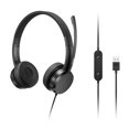 thumbnail image 2 of Lenovo USB-A Wired Stereo On-Ear Headset (with Control Box), 2 of 6