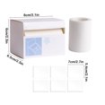 thumbnail image 3 of EGNMCR Home Office Furniture Pull-out Tags Adhesive Tearable Notes Transparent Office Stickers Student Error Correction Marker Pasters Plastic Boxed Sticky Notes, 3 of 6