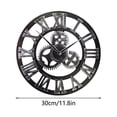thumbnail image 1 of Horloges Murales Rétro Steampunk Horloge Décorative Industrielle Horloge Rétro Européenne, 1 of 6