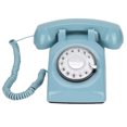 thumbnail image 2 of DEWIN Téléphone Fixe Rétro Rotatif des Années 60, Cadran Rotatif Classique, Filaire, Vert, 2 of 14