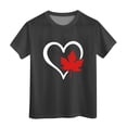thumbnail image 4 of WEAIXIMIUNG Chemises pour Adolescentes Tendance Manches Courtes T-Shirt Col Rond Été Coupe Décontractée Basique, 4 of 4