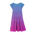 thumbnail image 4 of RXIRUCGD 2025 Vêtements d'Été pour Enfants Mode Filles Nouvelle Robe d'Été à Manches Courtes Poches à Volants Col Rond Imprimé, 4 of 4