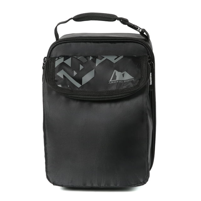 Arctic Zone Expandable Upright HardBody® Lunch Box, Black