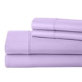 thumbnail image 1 of Real 1000 Thread Count RV Short King Size Sheets 100% Egyptian Cotton 4 PC Sheet Set, Luxurious Bedsheet Sets Soft Silky Sateen Weave, Breathable, Fits Upto 12 Inch Deep Pocket Mattress - Lilac, 1 of 7