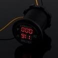 thumbnail image 3 of TOPINCN Motorcycle Dual LED Voltmeter Ammeter,Car Motorcycle DC 12-24V Dual LED Digital Voltmeter Ammeter Amp Volt Meter Guage,Voltmeter Ammeter, 3 of 8
