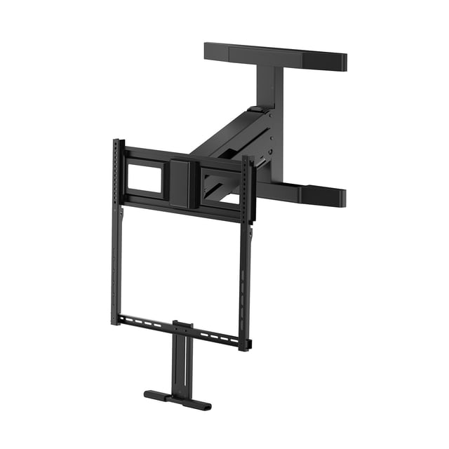 Support TV Robuste Réglable à Tirer vers le Bas au-Dessus du Foyer pour Écran de 43 Pouces-86 Pouces, Capacité de 99 Lb Pivotant/extension/gestion des Câbles