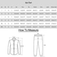 thumbnail image 2 of Costumes de Bal Décontractés pour Hommes de Printemps Unis Couleur Manches Courtes Col Rabattu Smoking pour Hommes Haut à Col Pantalon Long Costumes pour Hommes Costume Ajusté, 2 of 2