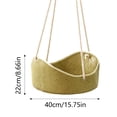 thumbnail image 2 of Breathable Pet Cage with Metal Hooks Rattan Woven for Cats Rabbits Small Dogs Durable Scratch-Resistant Easy Install Washable Reusable, 2 of 4