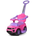thumbnail image 1 of Costway 3 in 1 Ride on Push Car Toddler Stroller Sliding Car w/Music Pink, 1 of 10
