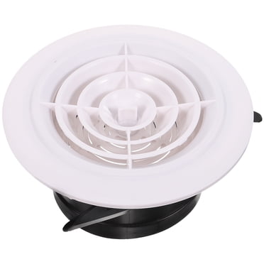 KAKOWELY dryer replacement vents Outdoor Vent Cover Exhaust Vent Cover Airflow Vent Indoor Vent Adjustable Vent Cover5.59"X5.59"X2.95"