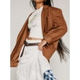 thumbnail image 3 of EYIIYE T-Shirts à Col Rond Aguichant pour Femmes, Manches Courtes, Hauts Courts, Blouses Mignonnes, Imprimé Fruit/grenouille, T-Shirts Ajustés, Mode Décontractée, Vêtements Mode Urbaine pour Adolescentes, Été, Quotidien, 3 of 6