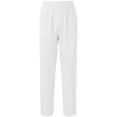 thumbnail image 1 of Chbgutlmr Pants for Women Elastic Waist Ruched Solid Color Loose Fitting Lightweight Office Work Trousers, 1 of 3
