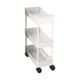 thumbnail image 2 of ZZkhGO Storage Cart, Multi Layer Mobile Storage Rack with Wheels, Easy Assembly Rolling Utility Cart for Living Room Bedroom Bathroom Kitchen, 2 of 7