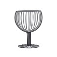 thumbnail image 2 of karymi Wrought Iron Exquisite Fruit Bowl Tall-Legged Snack Display Tray Coffee Capsule Storage Box Decorative Display Ornament Gift Ideas, 2 of 6