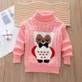 thumbnail image 1 of RXIRUCGD Chandail Ample pour Enfants 1-12 Ans avec Col, Manches Longues, Col Rond, Haut/chemise ( Rose, Taille : 1-2 Ans ), 1 of 3