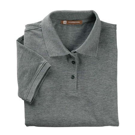 Harriton Polo pour Femmes 5.6 oz. Mélange FacileTM