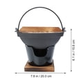 thumbnail image 2 of Minkissy kit de Cuisine de camping Chauffage Uniforme pot de Cuisson style Japonais pour Randonnée 1 Ensemble, 2 of 7