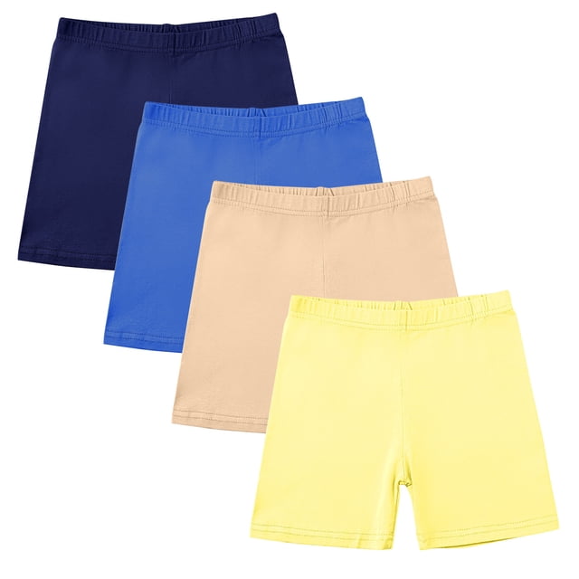 Zpanxa Girls Cotton Shorts Solid Color Comfortable Leggings Soft Breathable Yoga Shorts 9 Years