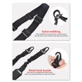 thumbnail image 1 of 2PCS Outdoor Surviving Rope Multifunctional Black Nylon Strap for Binding Climbing Tent Building Adjustable Safety Belt with metal Buckles for Outdoor Activities, 1 of 9