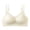 Beige, variant on Wireless Push up Bras for Women, Deep V Neck Seamless T-Shirt Bralettes, No Underwire Full Cup Lingerie