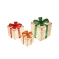 thumbnail image 2 of Matoen12 New Christmas Gift Box Three-piece Set Folding Luminous Light String Holiday Props Gift Box Ornaments Decorative Lights, 2 of 7