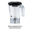thumbnail image 2 of Hamilton Beach HBH650 Commercial Tempest Blender, Black, 2 of 5