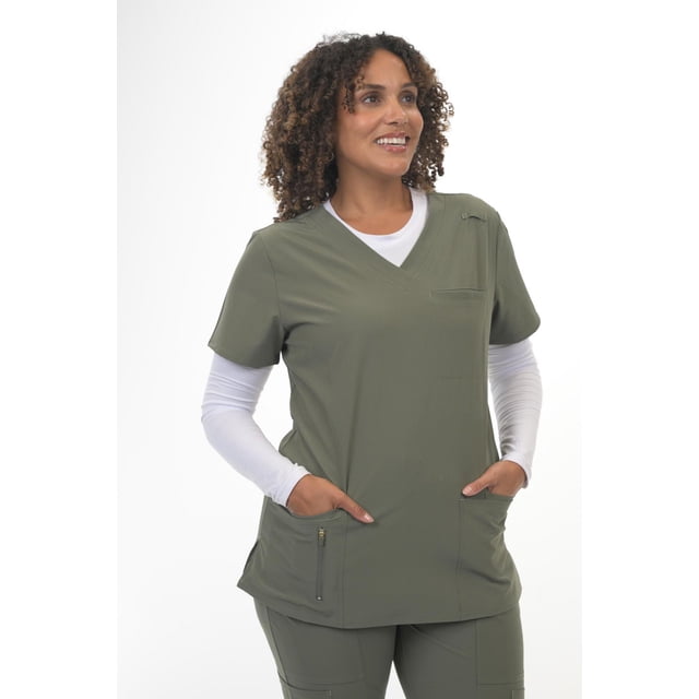 Zinnia Scrubs V-Neck Top