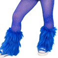 thumbnail image 4 of Diconna Girl's Faux Fur Leg Warmers Solid Color Soft Cozy Fuzzy Boot Cuff Cover Party Costumes, 4 of 5