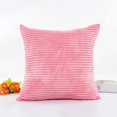 thumbnail image 1 of Becaristey Plain Corduroy Cushion Cover Throw Pillow Case Slips Pillowcase Square Soft Home pink, 1 of 6
