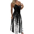 thumbnail image 2 of Robe de Soirée Élégante Grande Taille pour Femmes Mode Été Longue Robe avec Bretelles, 2 of 6